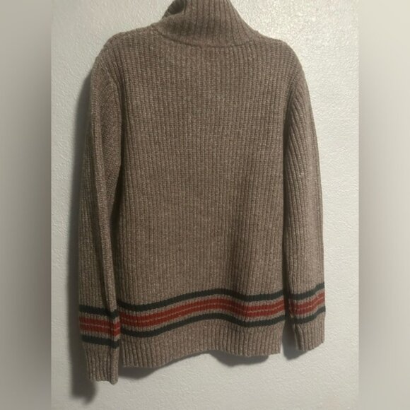 Men’s Pendleton 100% lambs wool half button up sweater - Picture 7 of 9